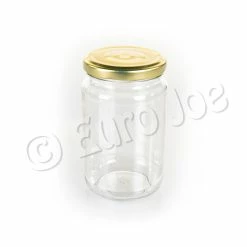 Euro Joe 370 Ml Twist-off Round Clear Glass Jar
