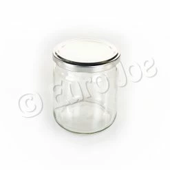 Euro Joe 380 Ml Twist-off Round Clear Glass Jar